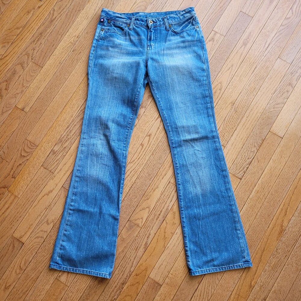 Y2K Ralph Lauren Kayla Bootcut Low Rise Jeans 30x33 Blue Denim